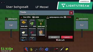Sab Trade up challenge (Noobini to cerb)