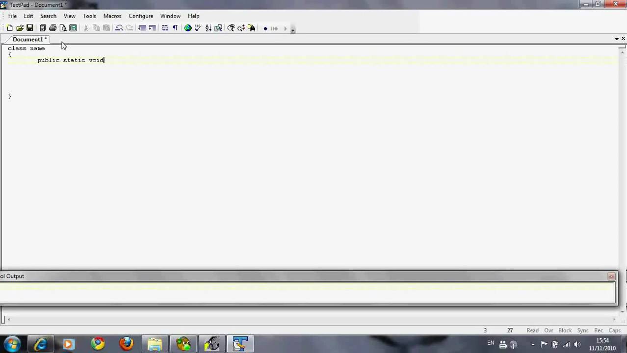 Java programming Tutorial 2 Java skeleton - YouTube