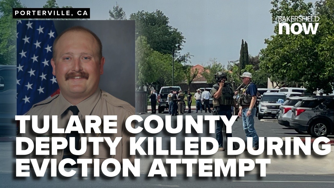 Deputy killed in Tulare County shooting during eviction attempt - YouTube