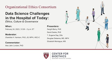 Data Science Challenges in the Hospital of Today: Ethics, Culture & Governance