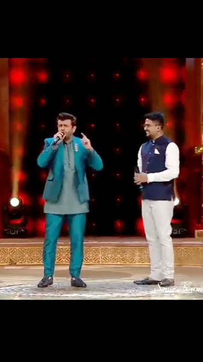 Ab Mujhe Raat Din song Sonu Nigam full full voice in Super Singer #shots, #sonunigam, #supersinger