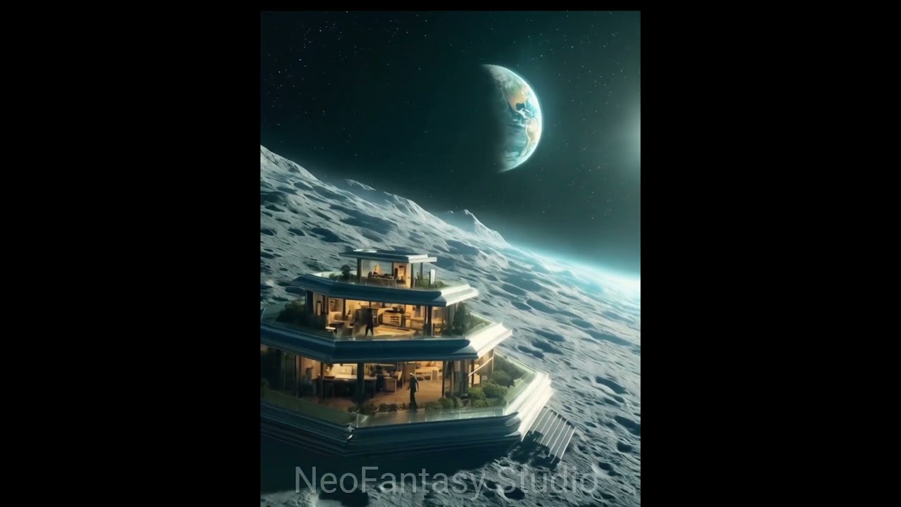 Luxury Bungalows on the Moon? Here's How Humans Will Redesign Space Living!