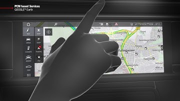 How to Video Panamera (G2)  "PCM based Services - Google Earth"