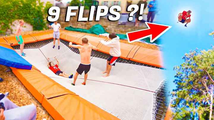 GOING FOR THE WORLDS MOST INSANE TRAMPOLINE TRICK! (9 FLIPS)