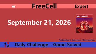 Microsoft Solitaire Collection | FreeCell Expert - September 21, 2026 | Daily Challenges screenshot 5