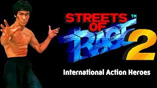 Streets of Rage 2: International Action Heroes - Bruce Lee (Sega Mega Drive/Genesis)