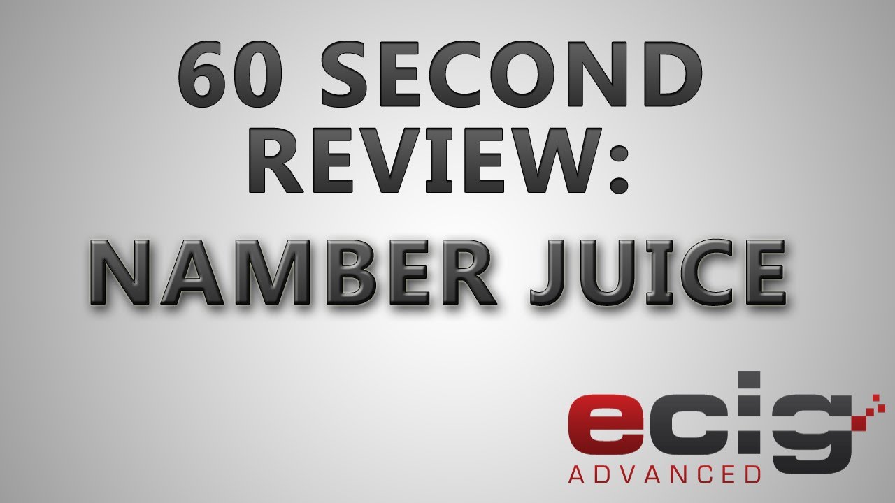 60 Second Review: Namber Juice!