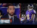 ‘I’m surprised!’: Nick Wright on Lamar Jackson’s 5-TD game in MNF debut | NFL | FIRST THINGS FIRST