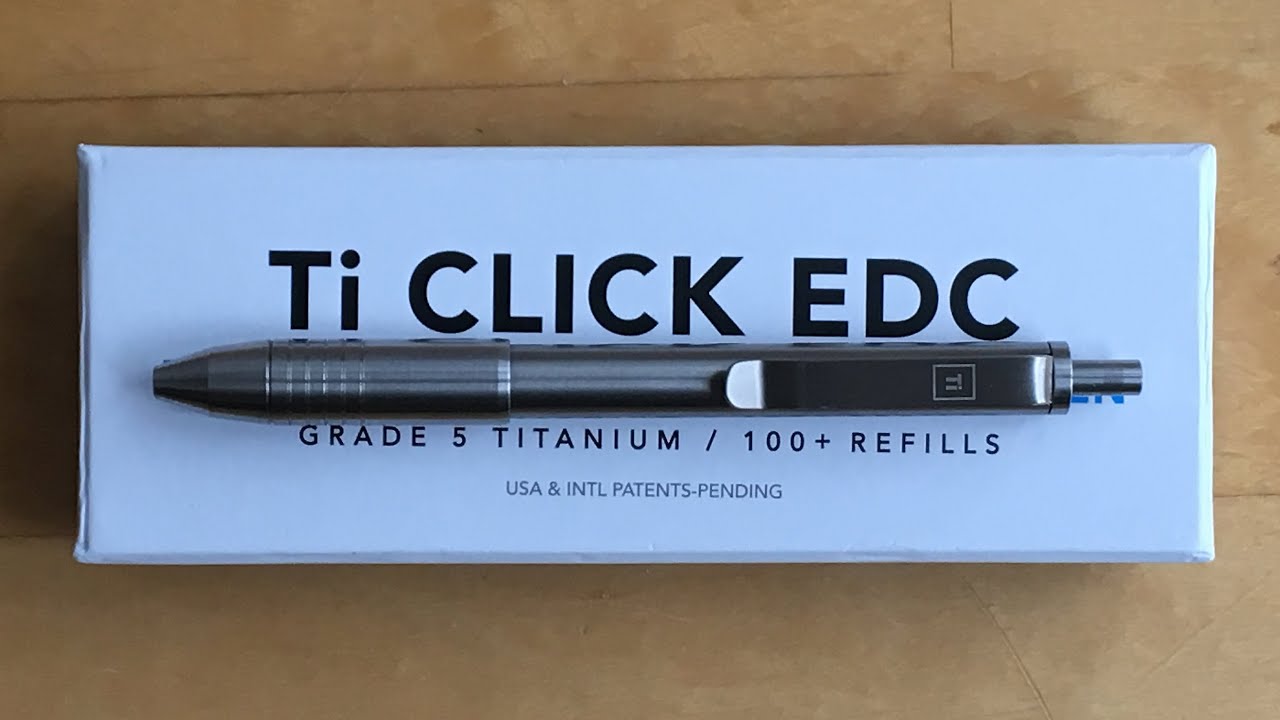 REVIEW: BigIDesign's Ti Click EDC Pen - NOVEL CARRY
