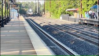 Now Approaching Amtrak Silver Meteor In Odenton Maryland