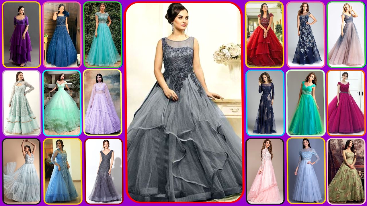 ❤️❤️2023 Trending Net Gown Design | Stylish & Beautiful Party Wear Long Gown|  Party wear Net Gown - YouTube
