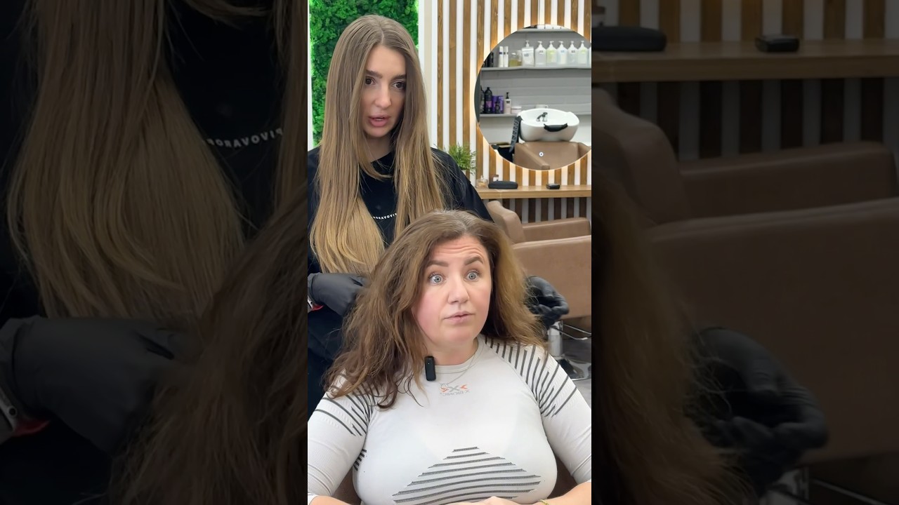 КАК ПРЕОБРАЗИЛСЯ ЦВЕТ😍 Выполнили контуринг, растяжку корней, уход Milk Shake 😍Как вам результат?