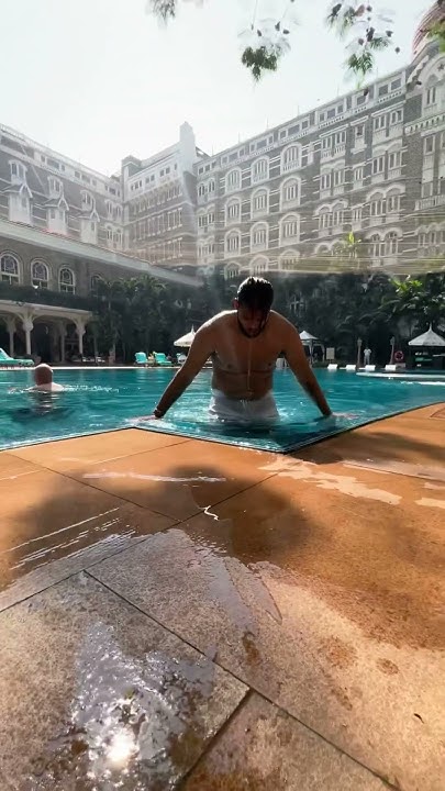 Swimming At Most Expensive Land In India TAJ MAHAL PALACE MUMBAI swimming-at-most-expensive-land-in-india-taj-mahal-palace-mumbai