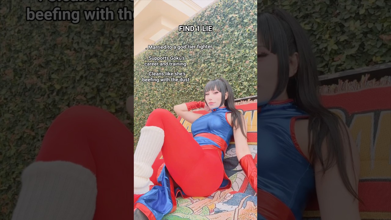 Which one is a lie? 😳🔥 #goku #dragonball #anime #cosplay #cosplayer