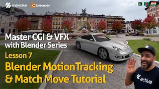 Blender Motion Tracking & Match Move Tutorial | Lesson 7 | CGI & VFX with Blender (Urdu/Hindi)
