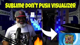 Sublime - Don't Push (Visualizer) - Producer REACTS