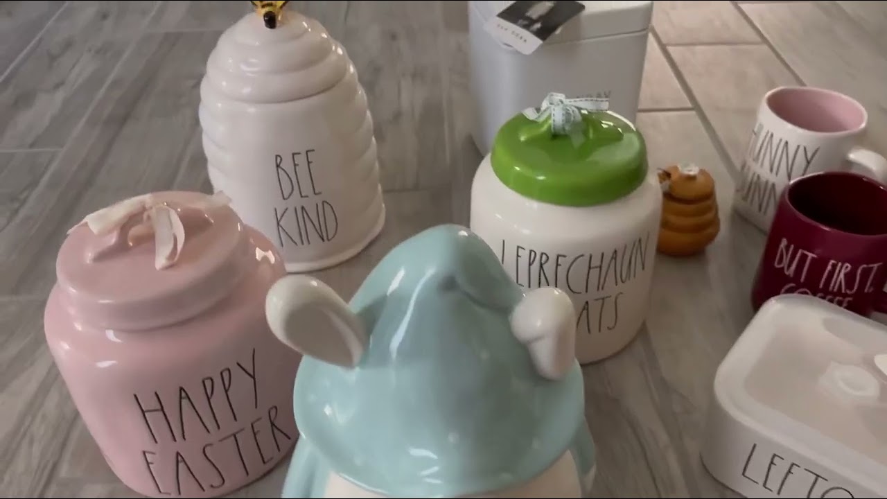 RAE DUNN HAUL 2022-SPRING/EASTER DECOR-SIMPLE DECORATING W/ MY FINDS 😊TJMAXX/HOMEGOODS/MARSHALLS