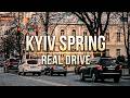 Kyiv Drive 4K 🌸 Spring | Relaxing City Atmosphere