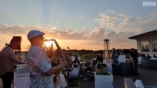 Saxophone & Dj Chillout Deep House Music live set, Taras Hotelu Grand Lubicz 5* Sunset Chill Rooftop