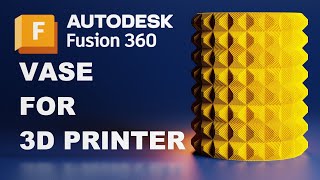 FUSION 360 - PORCUPINE VASE