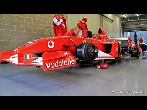 Ferrari Formula 1 - Engine Warming Up! LOUD SOUNDS!!