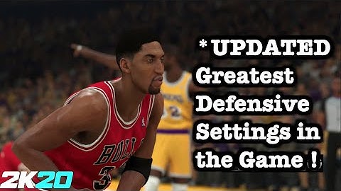 UPDATED 2K20 Defense Tutorial Best Defensive Settings in the Game. How to Defend On Ball 2K20
