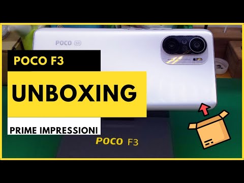 POCO F3 Unboxing & First Look - Arctic White | Italiano | Best Buy 2021