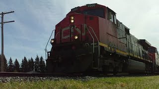 CN Road Numbers 2200, 2631, 2600 @Mile_14.21 (Westlock Sub) May 6, 2021