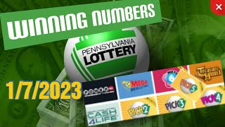 Pennsylvania Lottery Results 2023
