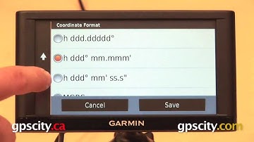 Garmin nuvi 66LMT: Units & Time Settings with GPS City