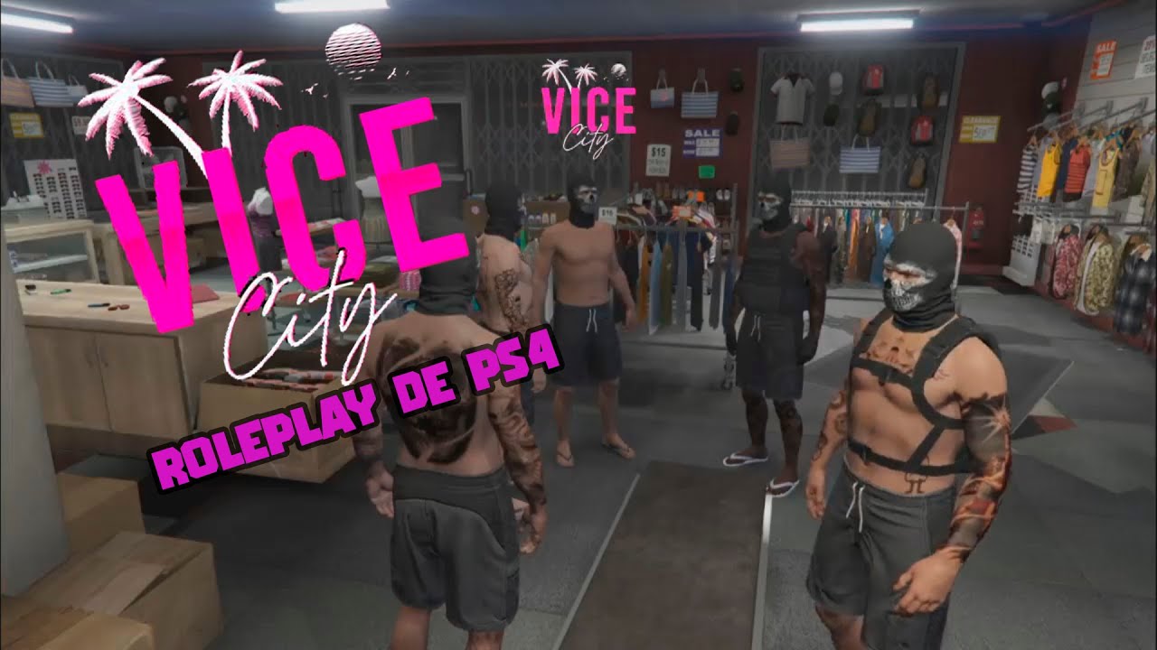 PRIMEIRO DIA NA VICE CITY ROLEPLAY PS4 E JA TEVE TRETA (PS4) - YouTube