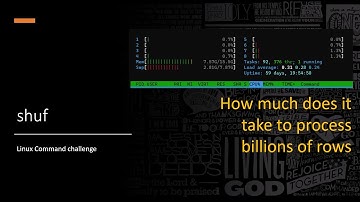 shuf | Linux Command | Can it really process billion rows in seconds? | Myth Buster