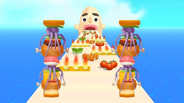 Sandwich Runner - All Levels Speedrun Gameplay Walkthrough (Android/iOS) | EP44