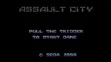 Assault City Intro (Master System) - Sony BVM-A32 (Reference CRT Monitor)