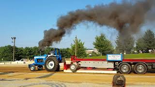 Heavy Farm Stock Tractor Pull #13000 #15000 2016 Carroll County 4H FFA Fair