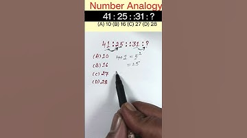 Number Analogy Reasoning Short Tricks | #reasoning short tricks #rrbntpc#rrb #ssccgl #sscgd #sscchsl