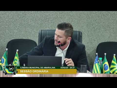 SESSÃO ORDINÁRIA - 03-02-2025