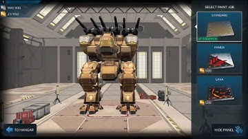 War Robots Test Server 2.8.0 (207) New Heavy Machine Gun Prototype