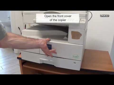 How To Replace Toner and Drum Ricoh Copier Aficio 2015 2018 2020