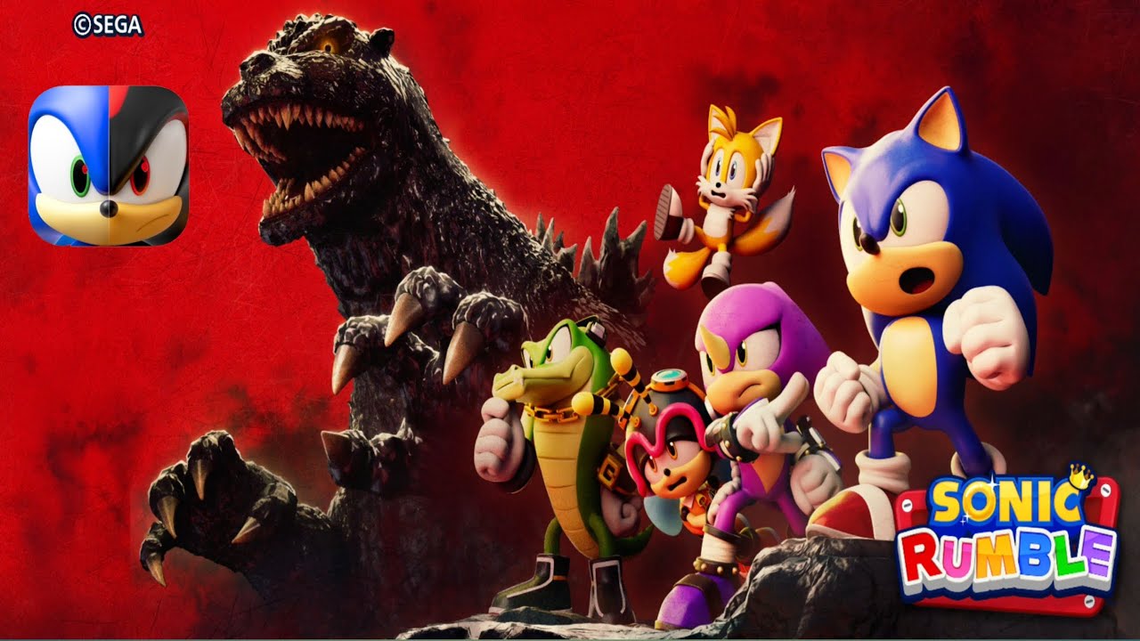 Sonic Rumble New godzilla mode Android Gameplay |