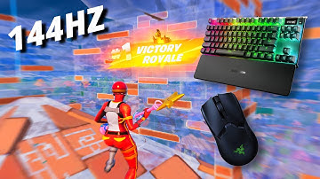 Steelseries Apex Pro TKL ASMR Chill😴Satisfying Fortnite Omnipoint Switch🤩| 144 FPS Smooth 4K| Ryzu 🏆