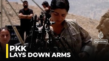 PKK begins disarmament process after 40 years of armed struggle in Turkiye
