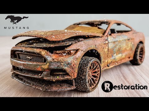 Restoration Ford mustang GT Muscle Abandoned Model Car