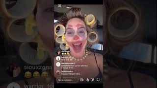Kelly Dodd Leventhal Saturday instagram live videos (lags)