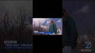 Suburban teen bat crusader on mission to save winged mammal