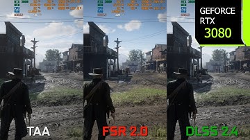 Red Dead Redemption 2 FSR 2.0 Mod | 1440p FSR 2.0 vs DLSS 2.4 Comparison | RTX 3080 | i7 10700F