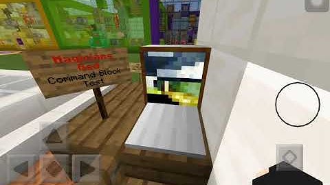 MCPE JOJO: Magicians Red Stand Command Block test