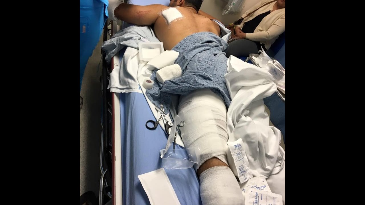 Motorcycle accident ( Tank Slapper on the 405) - YouTube