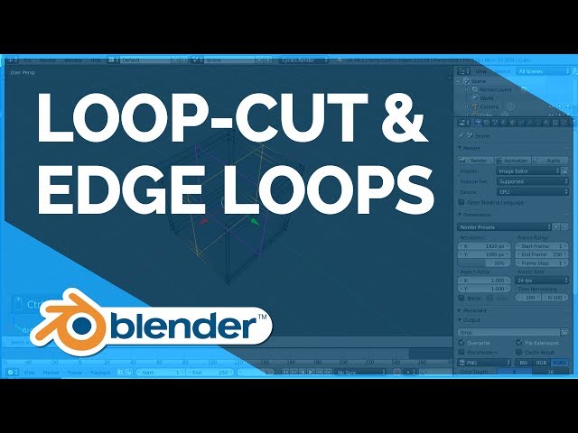 Loop-cut & Edge Loops - Blender Fundamentals