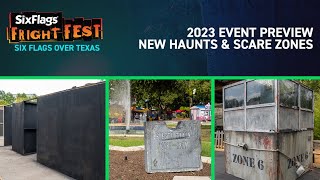 Fright Fest Prep Begins at Six Flags Over Texas | Several New Scare Zones, Haunted Houses & Shows